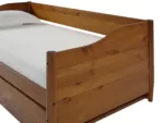 LunaLuxe Luxurious Wood Daybed Oasis