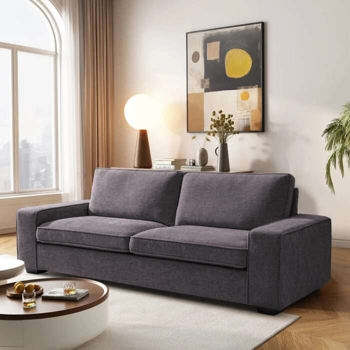 Azure Allure Fabric Sofa