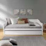 LunaLuxe Luxurious Wood Daybed Oasis