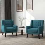 AzureAmbiance Seaside Serenity Armchair