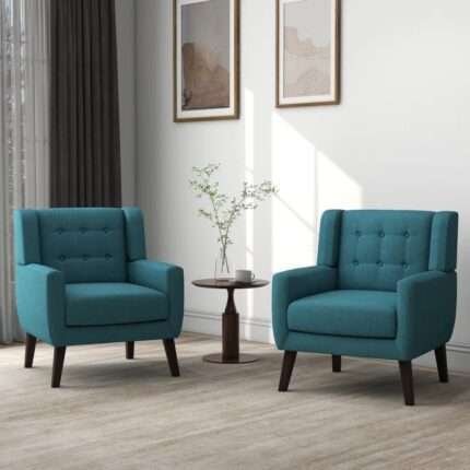 AzureAmbiance Seaside Serenity Armchair