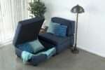 PlushPanache Velvet Perch Ottoman