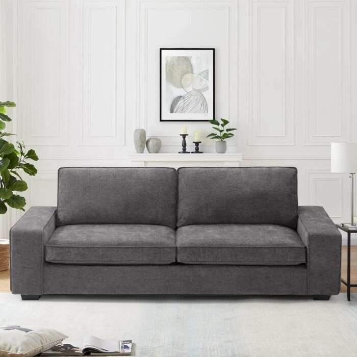 Azure Allure Fabric Sofa