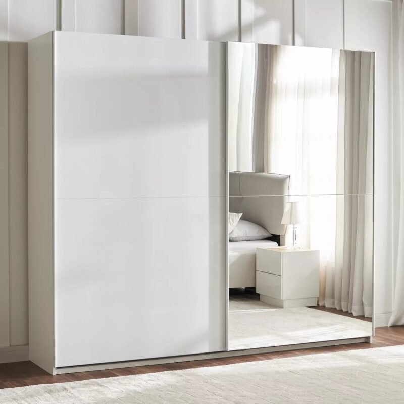 Perfect for urban living, this piece stands out among modern sliding door wardrobes in Dubai, offering a combination of sleek design and practical storage.