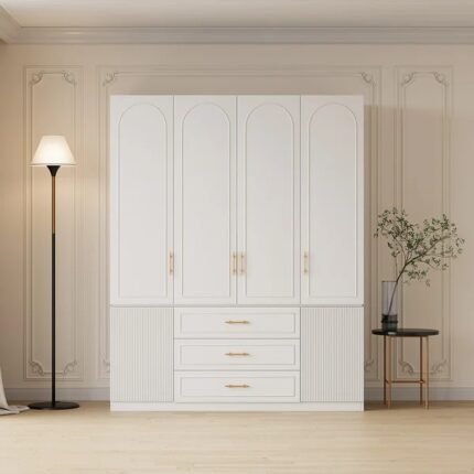 Monica 4 Doors Wardrobe