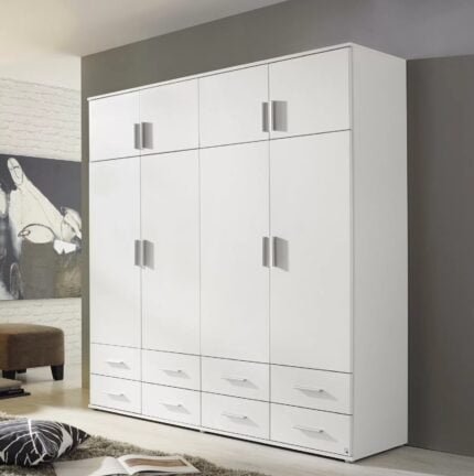 Yamina 4 Doors Wardrobe