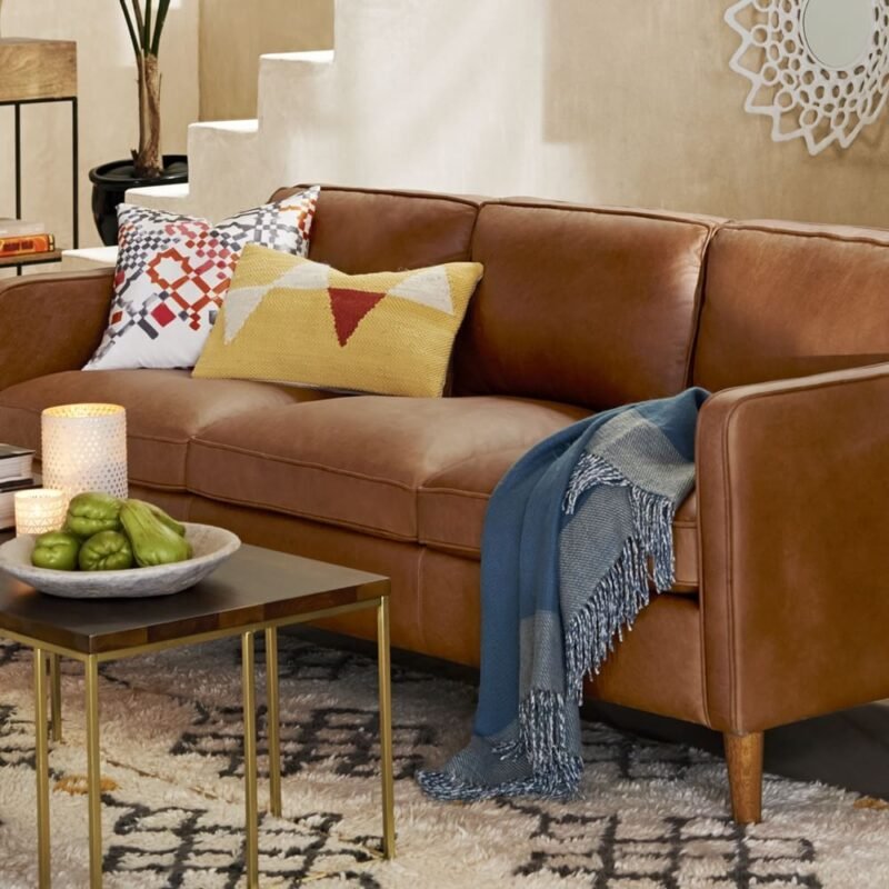 winter sale 35% off furniture in UAE Dubai York Dubai Leather Sofa 3 Seater