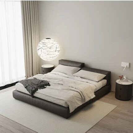 The Lowry Leather Bed