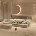 Luxury Upholstered Square Bed