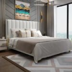 Modular Premium Bed With Golden Stripe