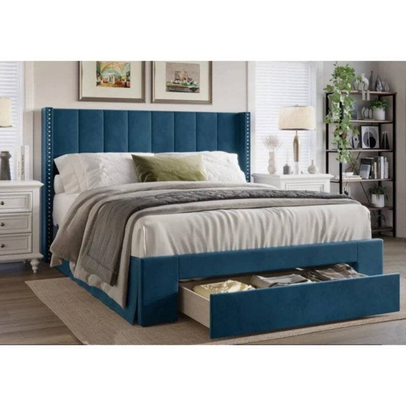 winter sale 35% off furniture in UAE Dubai Paris Bed with Drawer