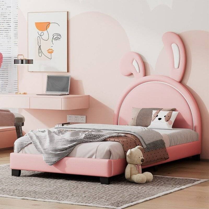 winter sale 35% off furniture in UAE Dubai Rose Rabbit Bed For Kids