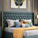 King Washington Leather Bed