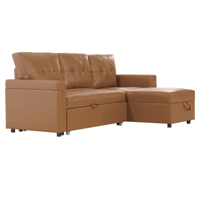Greek Avano Leather Sofa Bed
