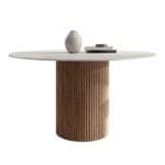 Round April Dining table 4 chairs