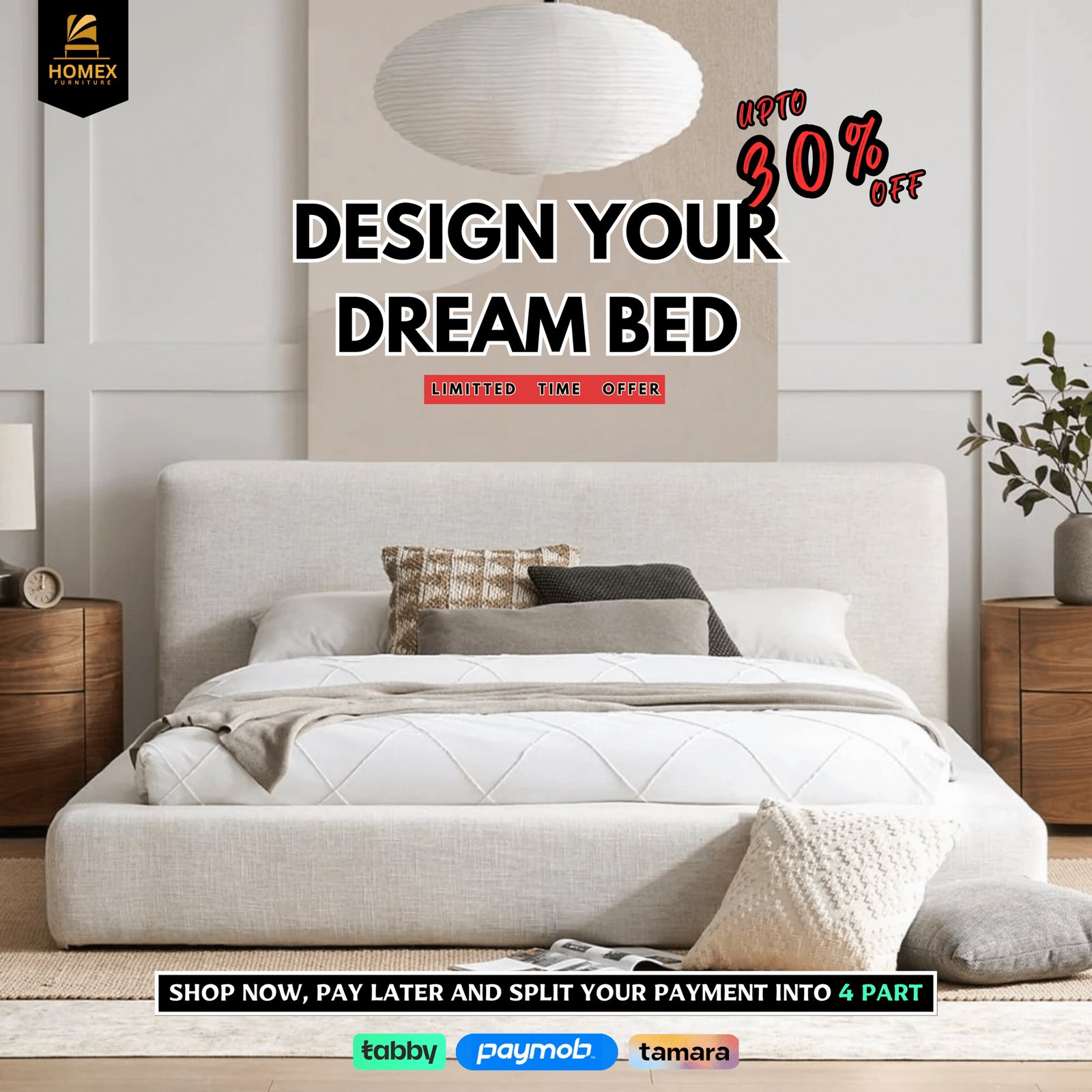 Act Fast! ✨😍 our LIMITED TIME OFFER 🤩🤯, Extra saving Up To 30% 🎉, Don't miss out Create Your Dream Home with Style Now 💫