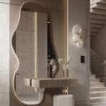 Apple Dresser with Cloud Mirror