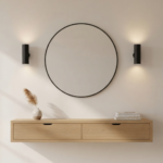 Aura Floating Console Oak Dresser Unit