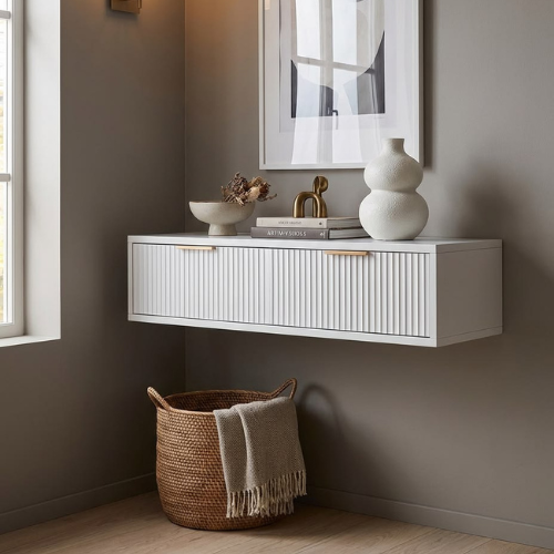 47 Ivory Groove Floating Groove Dresser - Image 1
