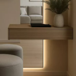 Vesta Reflective Dressing Vanity Console - Image 2